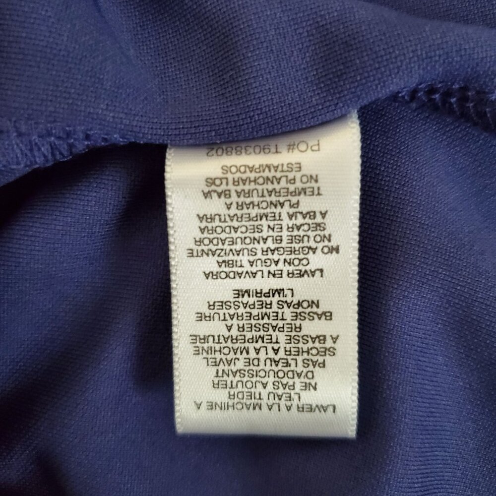 Page & Tuttle Men's Cool Swing Long Sleeve Golf Shirt Blue Size Medium - Picture 5 of 11